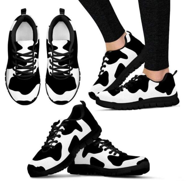 Cow Pattern – Women’s Veterinary Sneakers, Animal Lovers Footwear, Vet Tech Shoes, Vet Student, Pet Owner