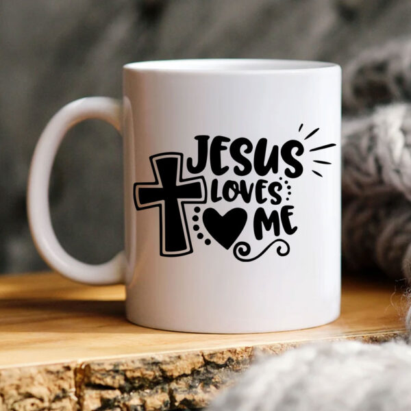 Jesus Loves Me Mug QFUU3040703