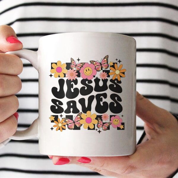 Jesus Saves Mug QFHA100704
